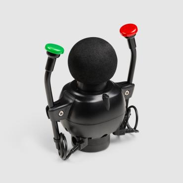 This is a photo of an All-round Light joystick with ball and two satellite twisters