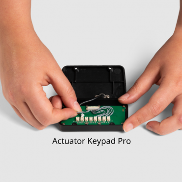 This is a photo of the adjustment of an Actuator Keypad Pro