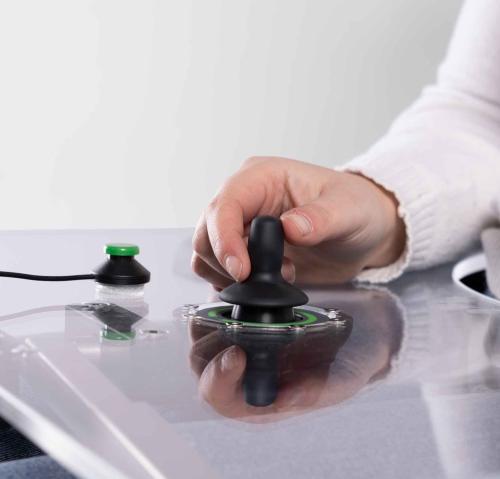 This is a photo of a micro joystick